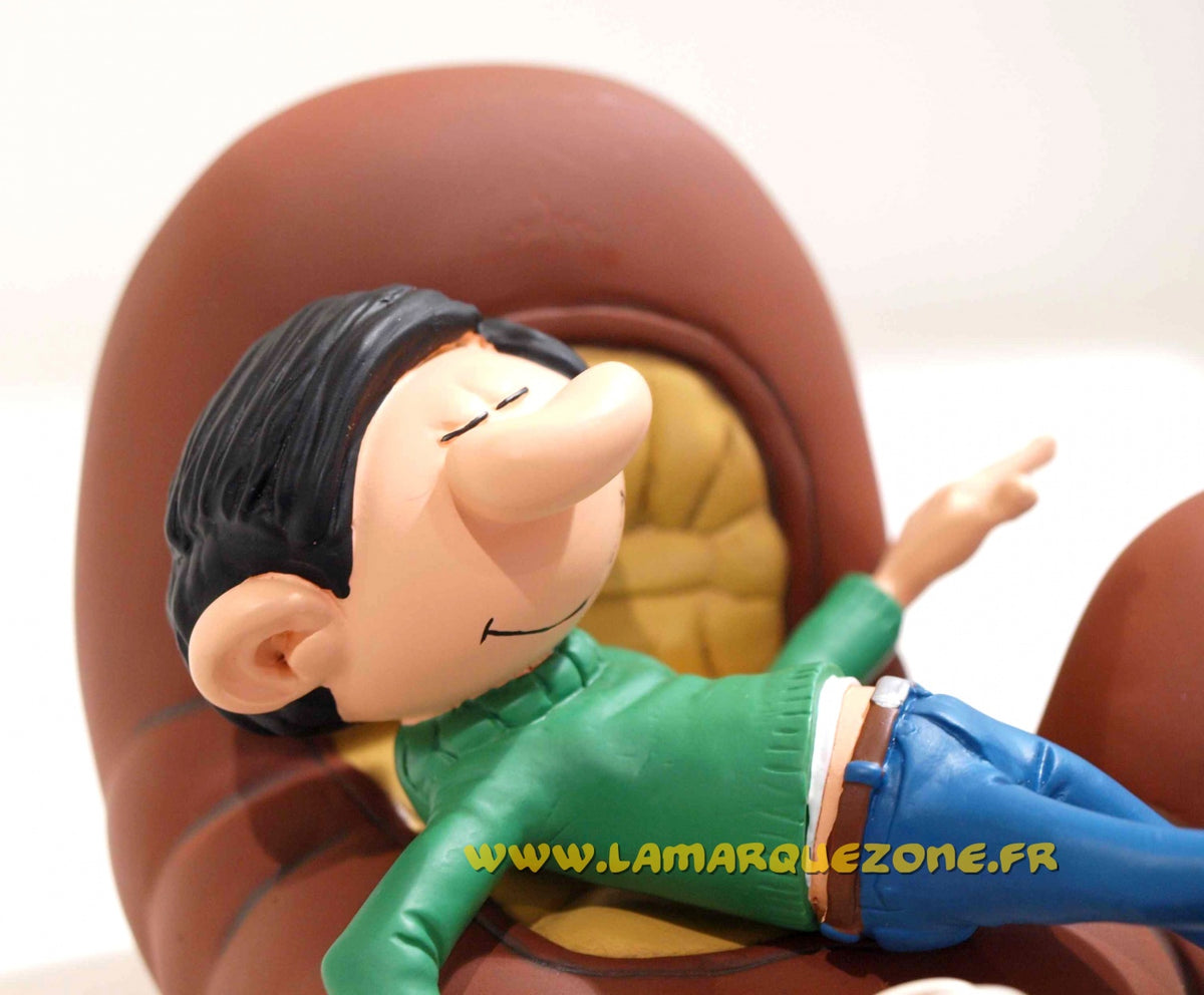 Porte Clés Figurine Gaston Et Son Chat Plastoy - Shop