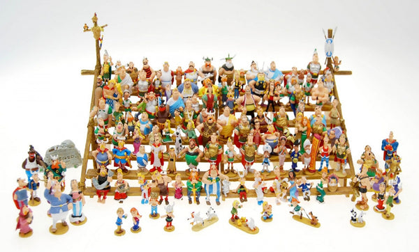 ASTERIX - LA PHOTO DE FAMILLE (VERSION POLYCHROME) - 136 figurines en métal