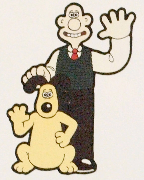 WALLACE & GROMIT: "HELLO" - silhouette cartonnée 48 cm