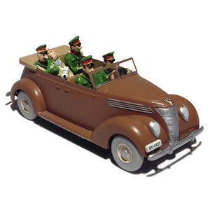 EN VOITURE, TINTIN N°34 - FORD V8 CABRIOLET "LE SCEPTRE D'OTTOKAR"