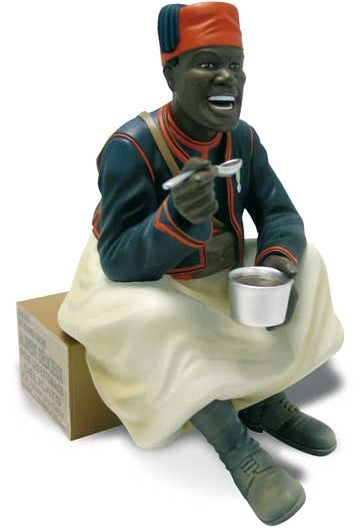 BANANIA - LE TIRAILLEUR SENEGALAIS - statuette résine 16 cm