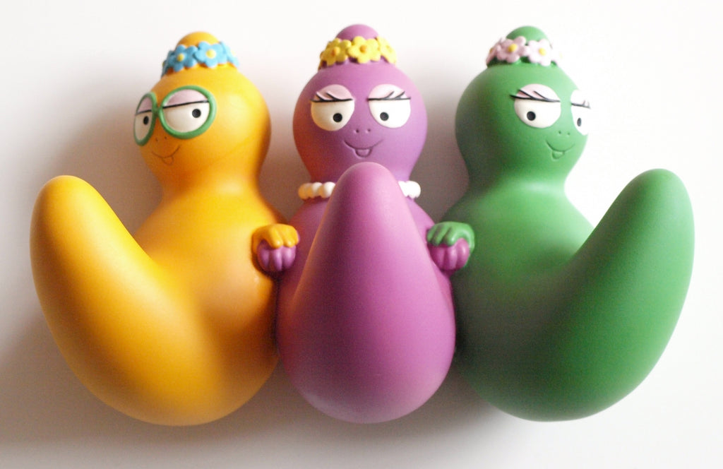 BARBAPAPA - BARBAPATERES "FILLES" - patère en résine 10 cm