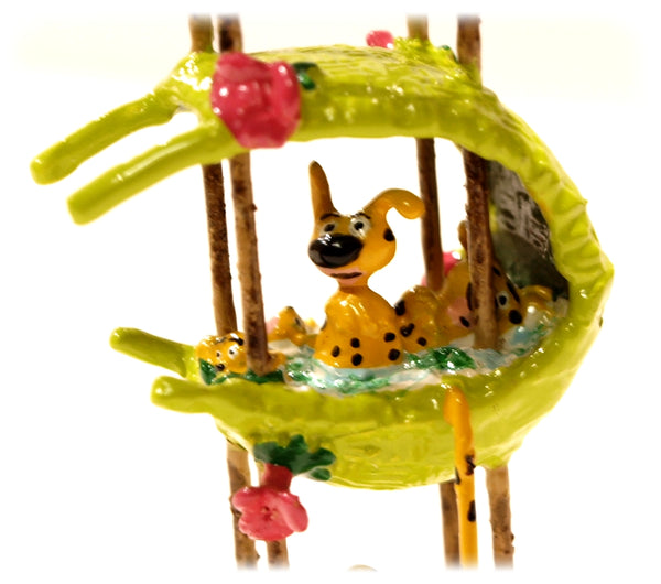 LE MARSUPILAMI: LE NID DU MARSUPILAMI - mini figurine métal 12 cm
