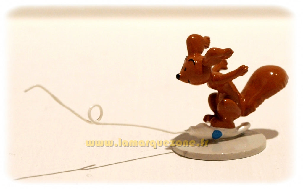 SPIROU - SPIP, LA BATAILLE DU DENTIFRICE - figurines métal