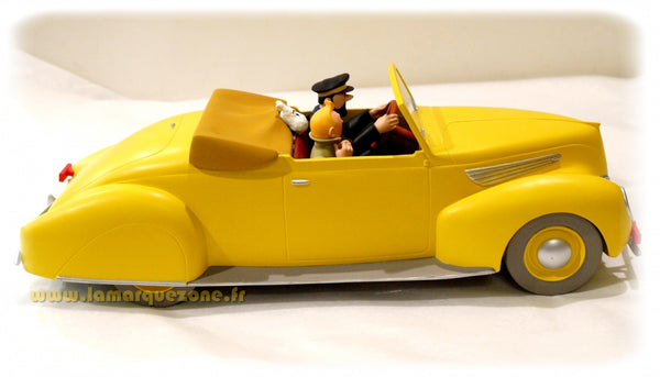 TINTIN: LA FORD LINCOLN ZEPHYR DU CAPITAINE HADDOCK - véhicule de collection 1/14 36 cm