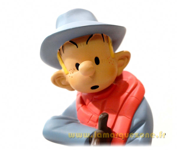 SPIROU - FANTASIO ASSIS - statuette résine 18 cm