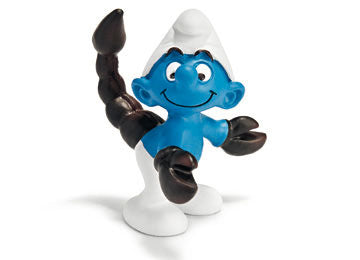 LES SCHTROUMPFS: SCORPION - figurine plastique 5 cm