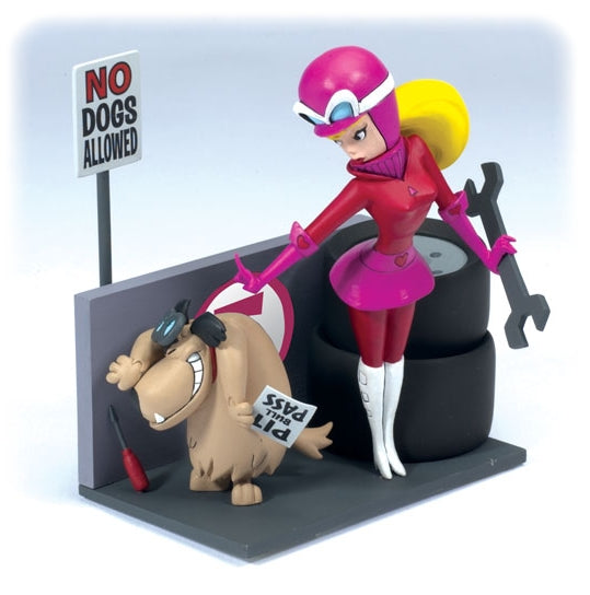 LES FOUS DU VOLANT: PENELOPE & DIABOLO - diorama figurines plastiques