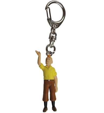 TINTIN: TINTIN SALUE - porte-clés (petit modèle)