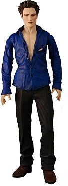 TWILIGHT, NEW MOON: EDWARD CULLEN (CHEMISE BLEUE) - figurine articulée 18 cm