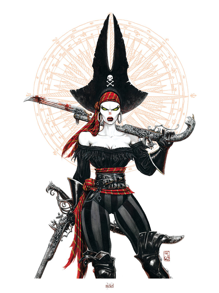 REQUIEM (OLIVIER LEDROIT) - COUVERTURE TOME 5 - affiche 40 x 50 cm