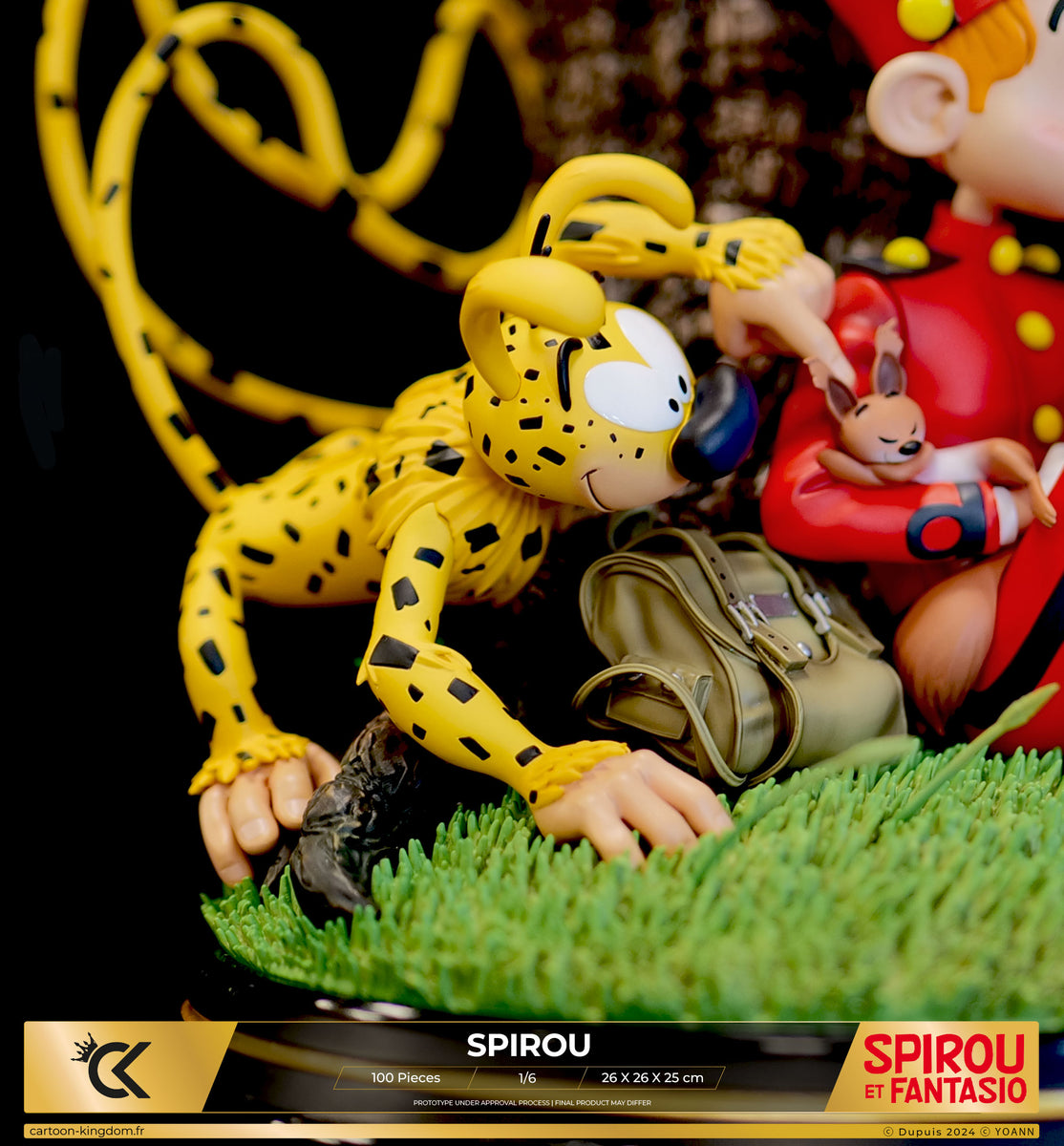 Figurine Pixi Spirou Spip le Marsupilami et le mini Fantasio 6596 – La Marque Zone Figurine Pixi Spirou Spip le Marsupilami et le mini Fantasio 6596 – La Marque Zone