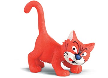 LES SCHTROUMPFS: AZRAEL - figurine plastique