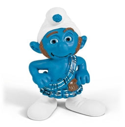 LES SCHTROUMPFS, LE FILM EN 3D: SCHTROUMPF TEMERAIRE - figurine plastique 5 cm