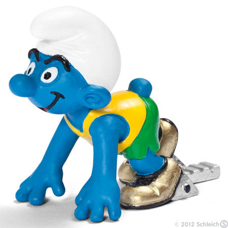 LES SCHTROUMPFS: SPRINTER - figurine plastique 5 cm