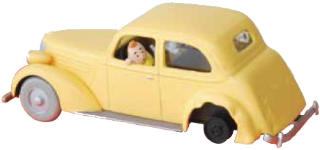 EN VOITURE, TINTIN (seconde edition) - #10 VOITURE ACCIDENTEE 