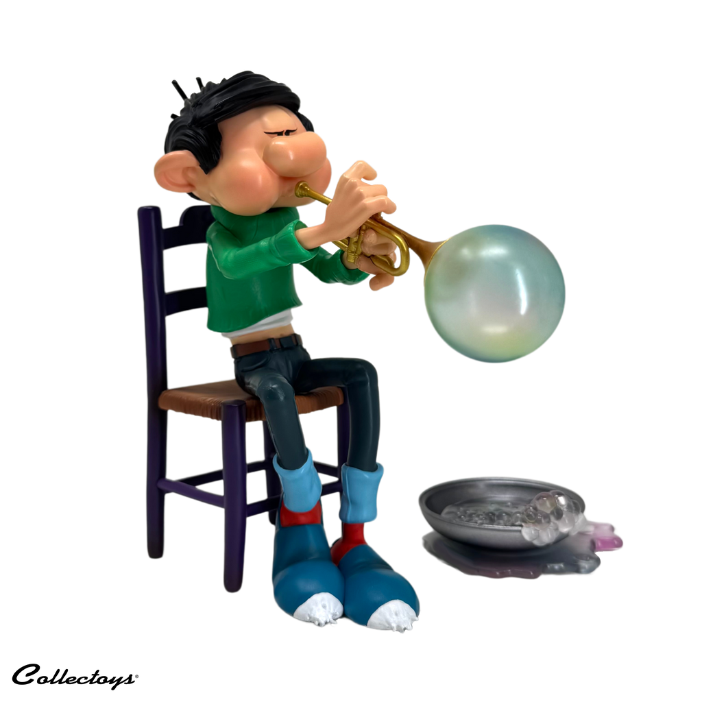 Figurine de collection Les Inventions de Gaston Lagaffe, Trompette à savon (Franquin) Collectoys 2025 (000327)