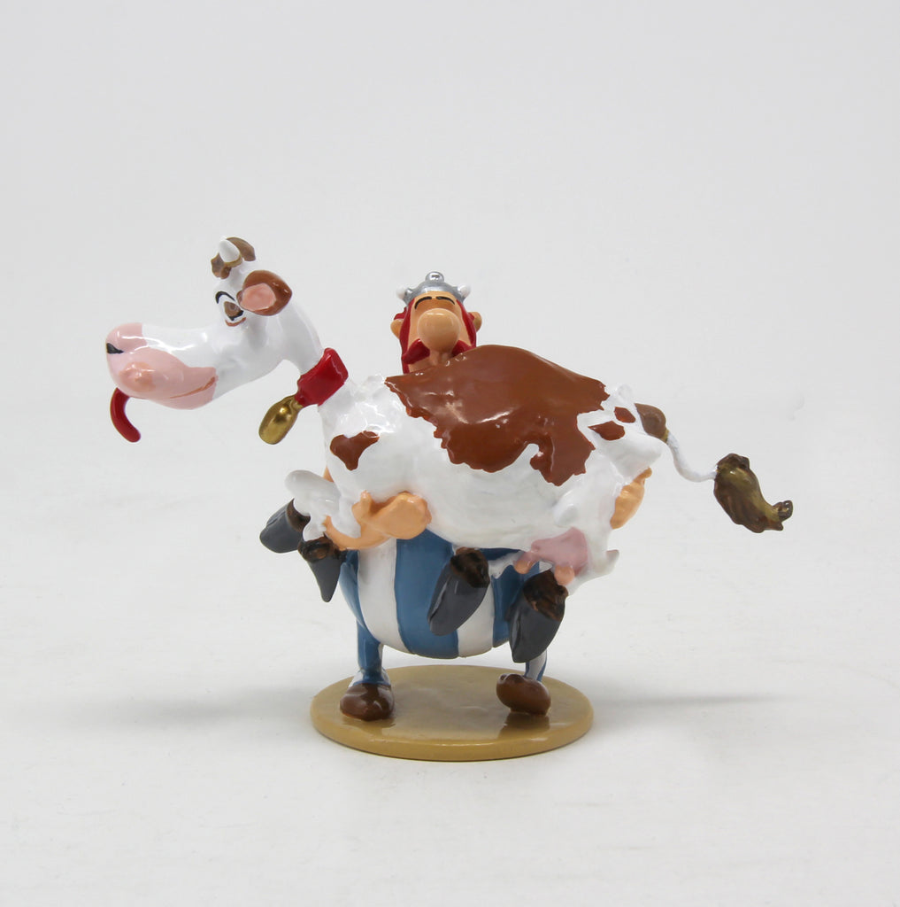 Figurine Pixi Astérix: Obélix portant la vache, collection Pixi Classique 2025 (2393)