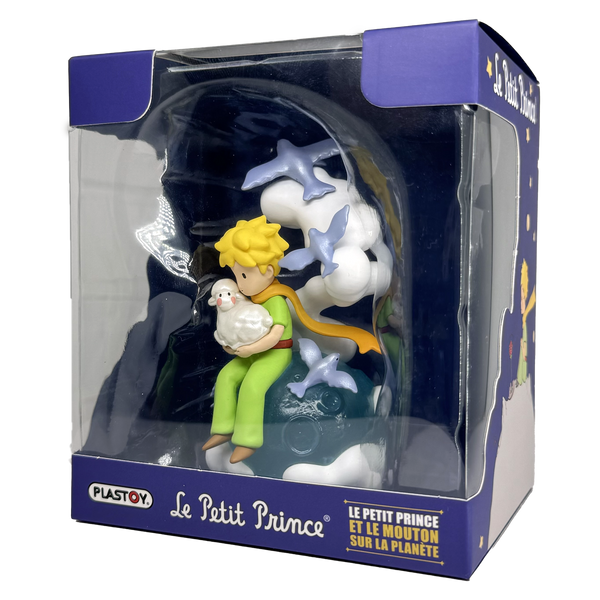 Figurine Le Petit Prince et le mouton sur la planète Plastoy (40450)