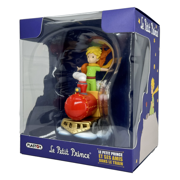 Figurine Le Petit Prince et ses amis dans le train Plastoy (40455)