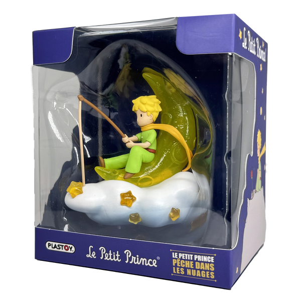 Figurine Le Petit Prince pêche dans les nuages Plastoy (40456)