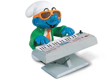 LES SCHTROUMPFS: SCHTROUMPF AU CLAVIER