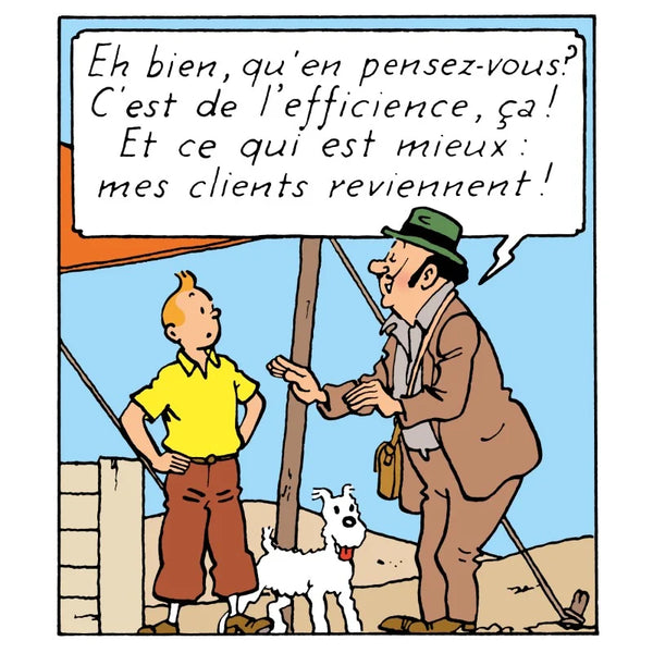 Figurine Tintin en polo jaune - Tintinimaginatio 2026 (42263)