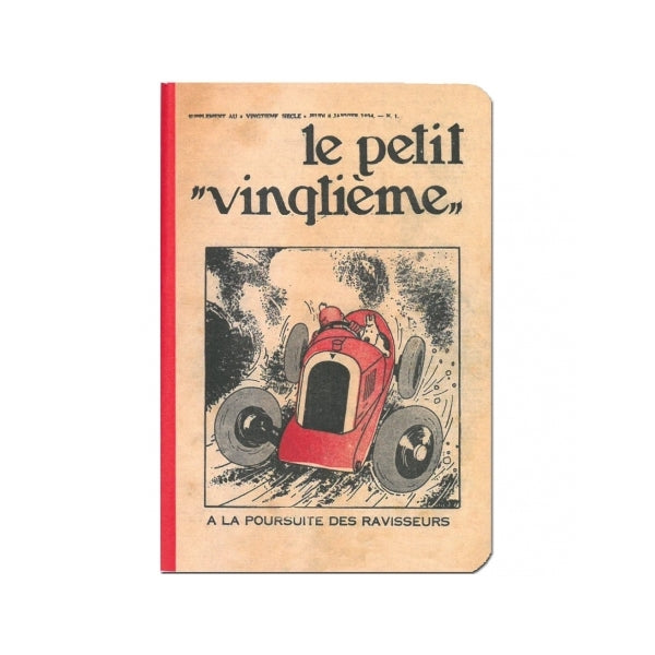 TINTIN: A la poursuite des ravisseurs - carnet de notes 8.5 x 12.5 cm Moulinsart 2020 (54364)