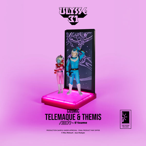 Figurine Ulysse 31: Télémaque & Thémis version Cosmic, Neon by Tsume 2026