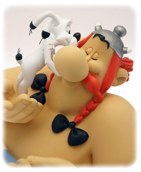 Figurine Pixi Obelix Et Idefix 1994 - Neuve Sous Emballage - Métal