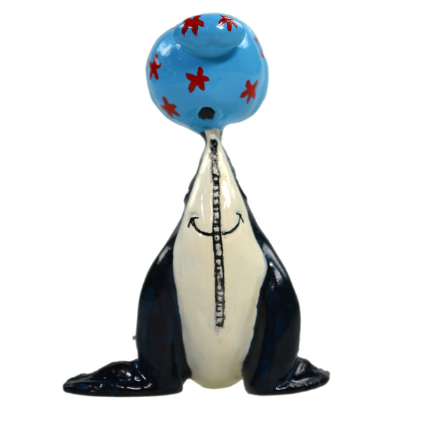 GASTON LAGAFFE: LE BAL A GASTON, GASTON DEGUISE EN OTARIE - figurine métal 8.5 cm