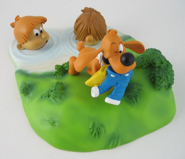 BOULE & BILL: LA BAIGNADE - statuette résine 24 cm