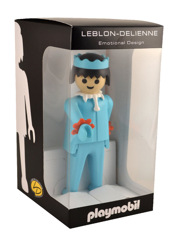 PLAYMOBIL: L'INDIEN BLEU - figurine de collection 30 cm