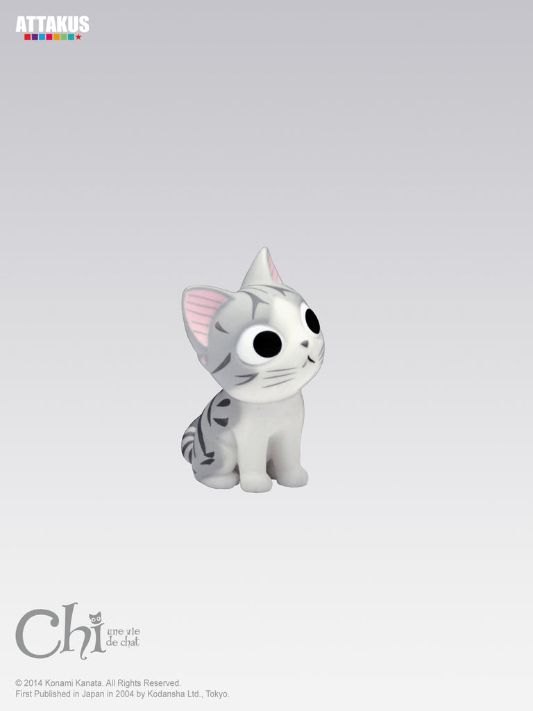 CHI, UNE VIE DE CHAT: CHI ASSIS - figurine pvc 4 cm