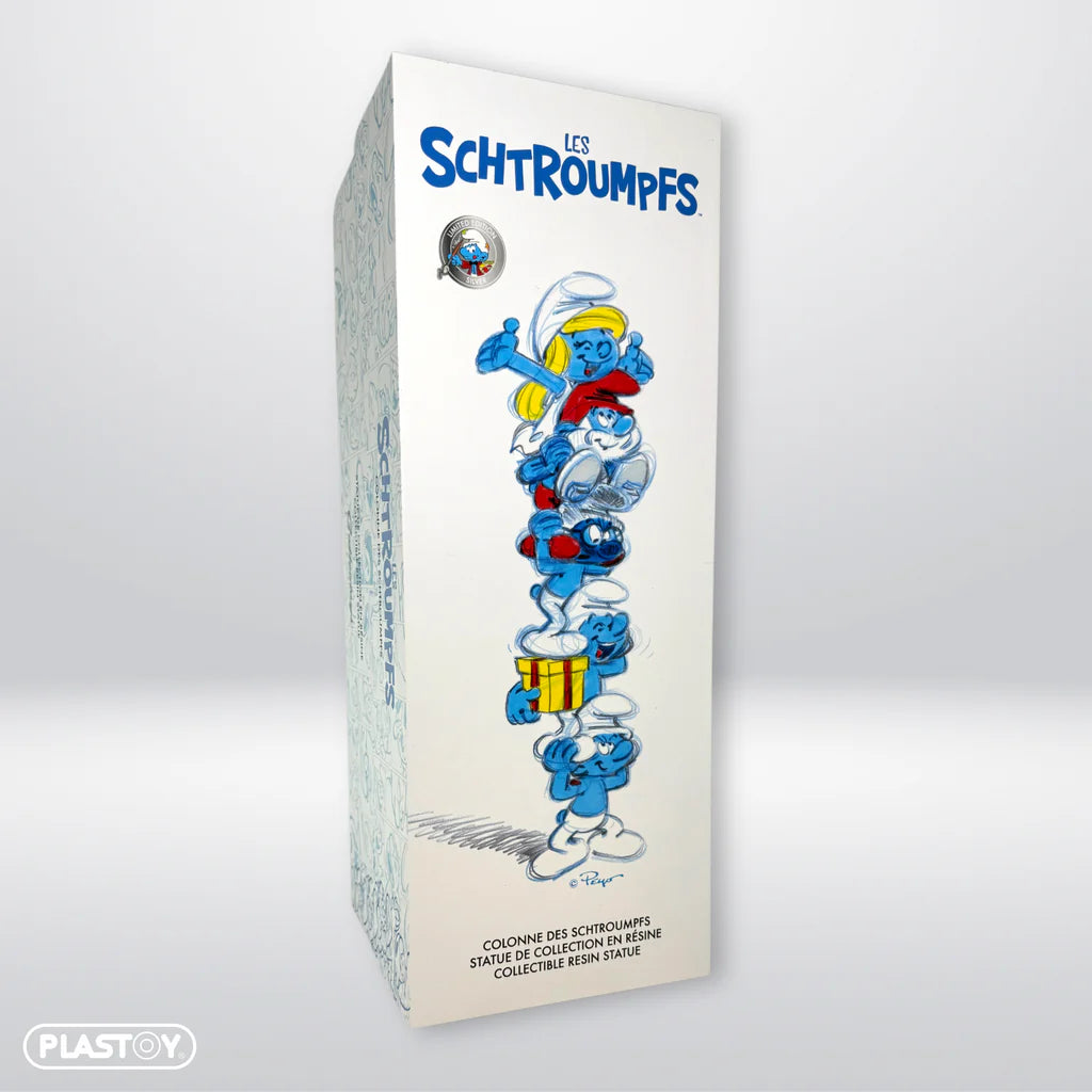 Figurine Schtroumpfs Collectoys – Pile De Livres En Résine – Édition 2022 Neuve