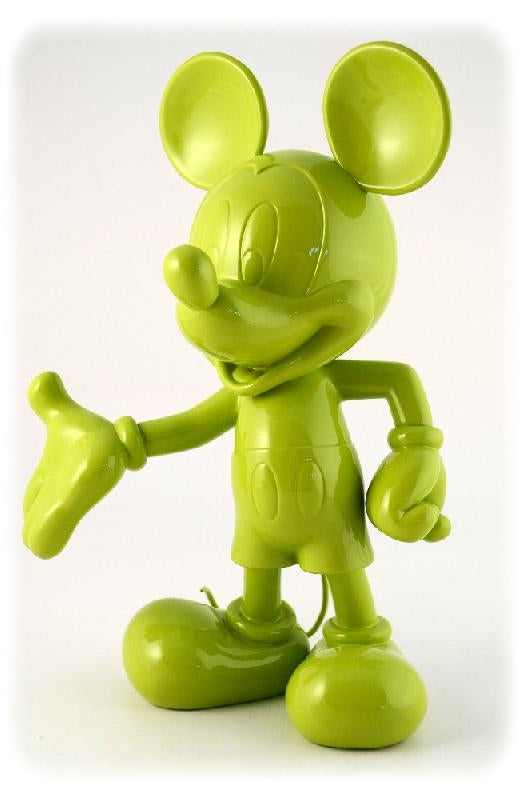 MICKEY: BIENVENUE, VERT - statuette résine 30 cm