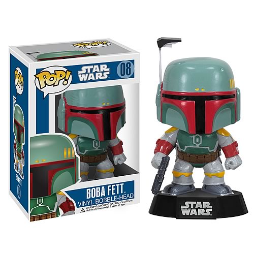 STAR WARS: BOBA FETT POP! #08 - figurine vinyl "bobble-head" 10 cm