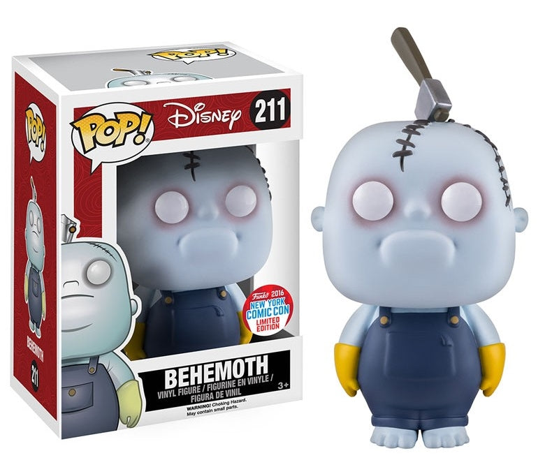 L'ETRANGE NOEL DE MR. JACK: BEHEMOTH (SEATED, NYCC 2016), FUNKO POP! DISNEY #211 - figurine vinyl 10 cm
