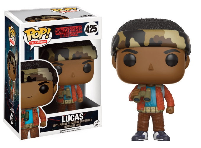 STRANGER THINGS: LUCAS, FUNKO POP! TELEVISION #425 - figurine vinyl 10 cm