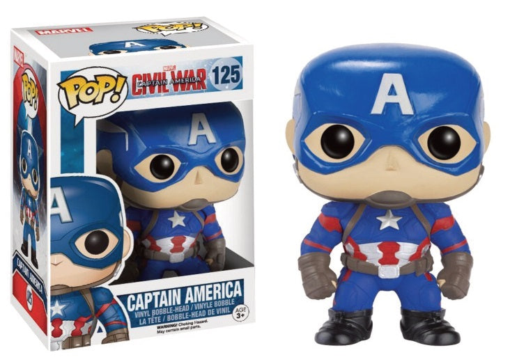 CAPTAIN AMERICA, CIVIL WAR: CAPTAIN AMERICA, POP! - figurine vinyl 10 cm