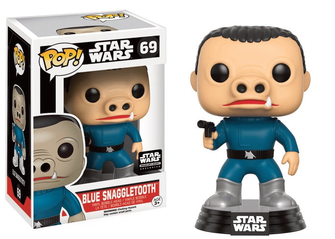 FunkoPop！69 BLUE SNAGGLE TOOTH 限定版 STAR WARS, EPISODE IV: BLUE SNAGGLETOOTH (SW Smuggler's Bounty