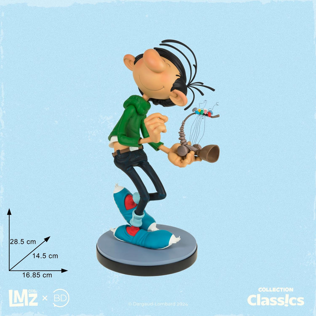 Mini Pixi Gaston Lagaffe Et Le Gaffophone - 1998 - Boîte Et Certificat - Plomb