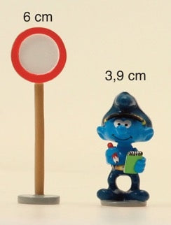 Figurine Schtroumpf - Code De La Route : Interdiction De Schtroumpfer - Pixi 2022