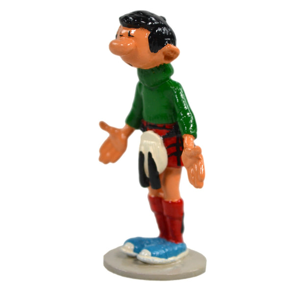 GASTON LAGAFFE: GASTON EN KILT - figurine métal 5.5 cm