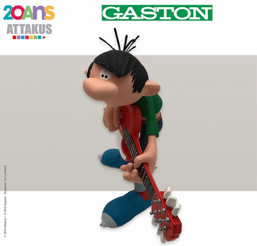 GASTON LAGAFFE: GASTON ROCK - statuette résine 18.5 cm