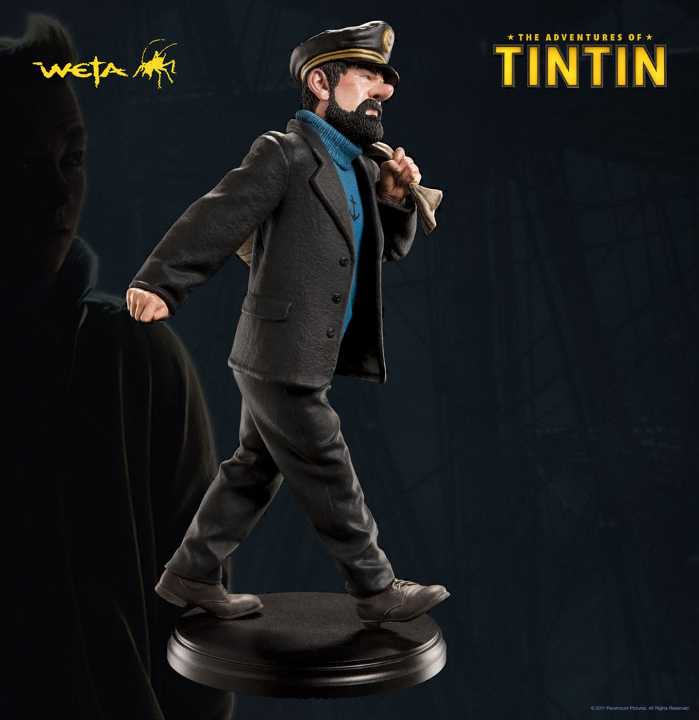 Hergé - Figurine Tintin en résine (Haddock en route) - Para-BD/Figurines - Galerie des Bulles