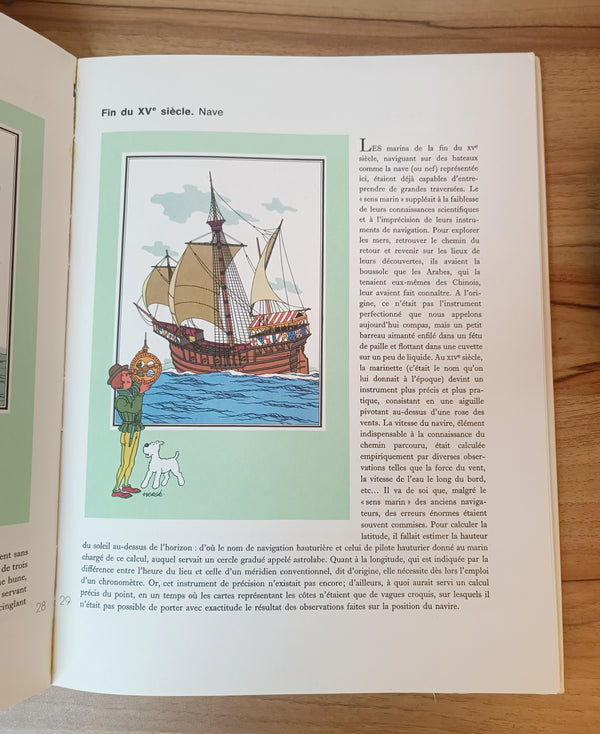 (article d'occasion) Tintin raconte...L'Histoire de la Marine des origines à 1700 Septimus Editions 1979