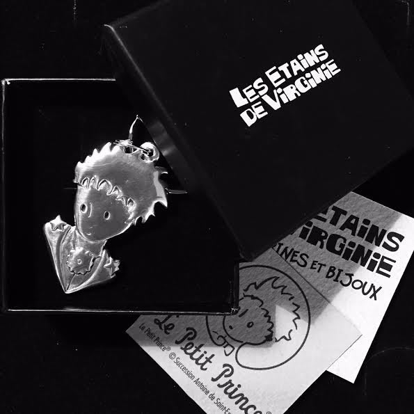 LE PETIT PRINCE - porte-clés en étain 6 cm