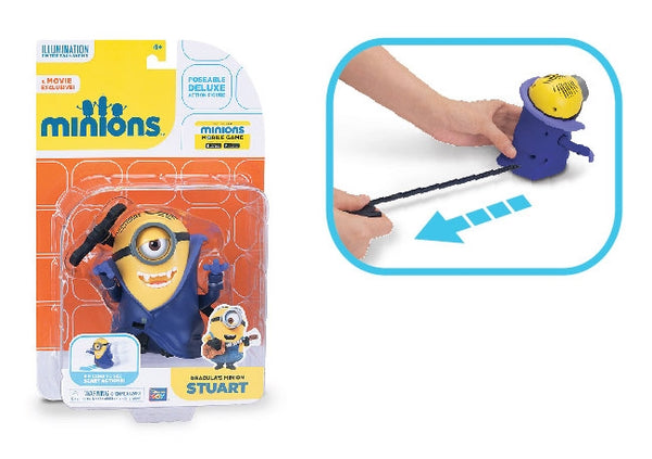 LES MINIONS: DRACULA'S MINION STUART - figurine articulée 12 cm