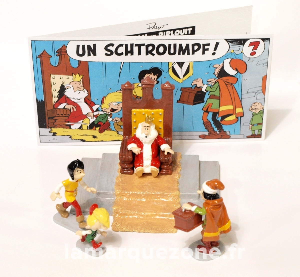 SCHTROUMPF PILE DE LIVRES Collectible figurines | Pixi & Cie